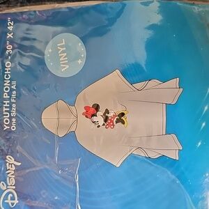Disney Youth Rain Poncho featuring Mickey Mouse and Pluto
